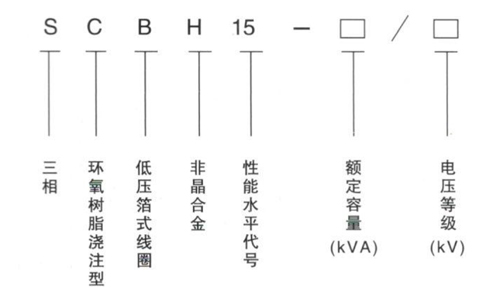 scbh15干式非晶合金干式变压器